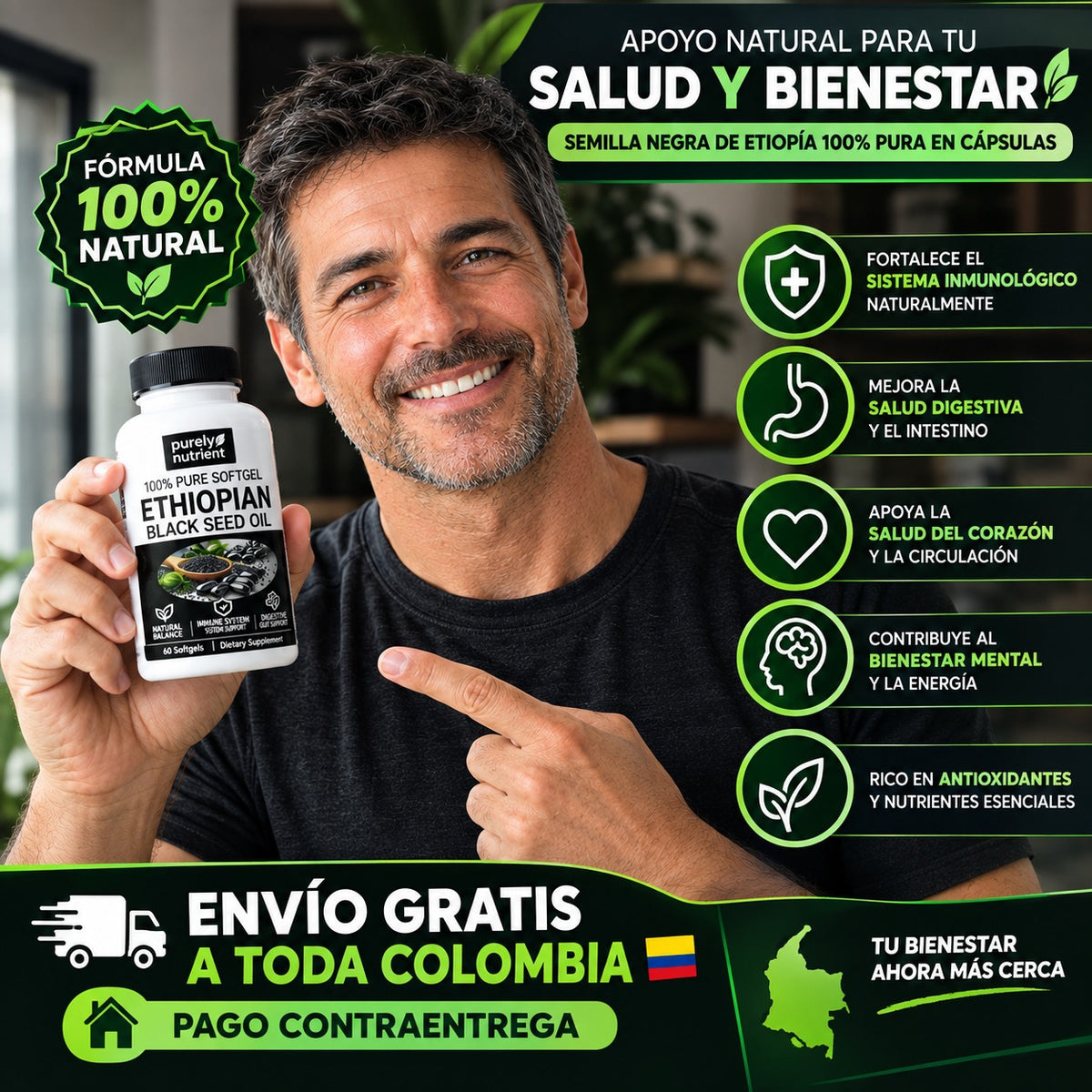 SEMILLA NEGRA DE ETÍOPE™ – Reduce hinchazón y fatiga en días + 60% OFF por tiempo limitado